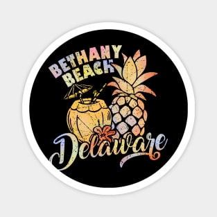 Summer Vacation Retro Bethany Beach Delaware Magnet